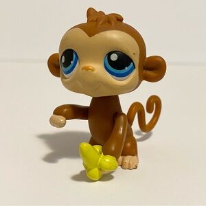 4/$20 Littlest Pet Shop LPS Monkey PP2
Animal Hasbro Figure Push n Play Brown 🛑